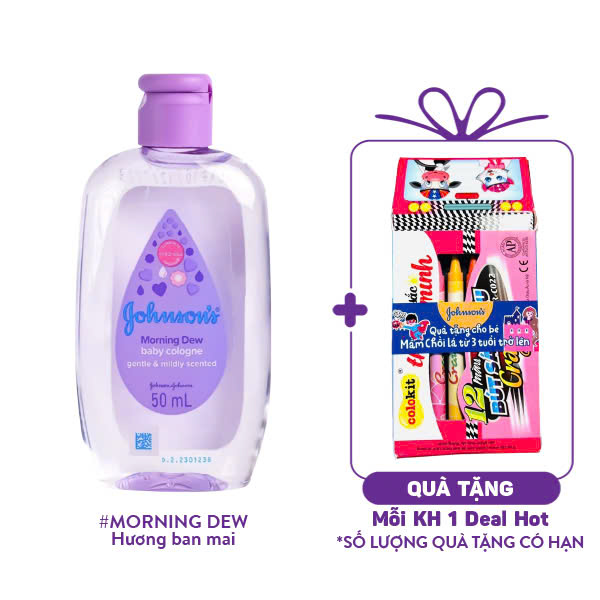 Nước hoa Johnson's Baby (50ml) - #Morning Dew - Hương ban mai